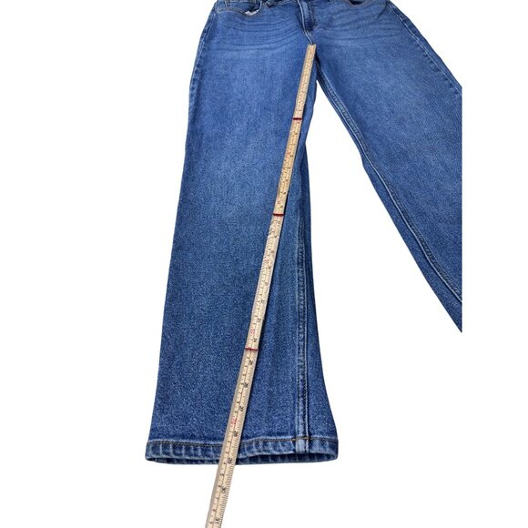 Fashion Nova Womens Wide Leg Jeans Size 13 Blue Denim - Picture 8 of 11